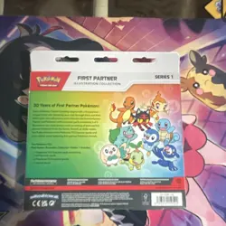 Pokemon TCG First Partner Illustration Collection Series 1 Jumbo Cards + Pack - Image 2
