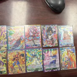 Bandai Dragon Ball Super Card Game Lot 10 Foil - Image 1