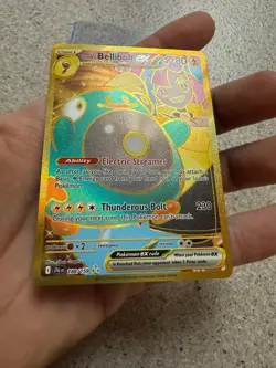 Pokemon TCG Ionos Bellibolt EX Gold Hyper Rare Card 188/159 Journey Together NM - Image 3