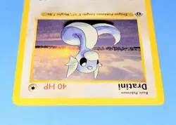 Dratini 26/102 1999 1st Edition Base Set Shadowless Pokemon Card Vintage WOTC - Image 4