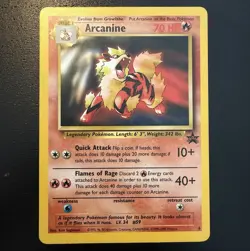 Pokemon Arcanine WOTC Promo 6/53 #6 1999 English 70 HP - Image 1