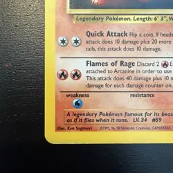Pokemon Arcanine WOTC Promo 6/53 #6 1999 English 70 HP - Image 4