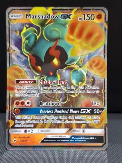 Pokemon Marshadow Gx 80/147 NM 2017 Burning Shadow - Image 1
