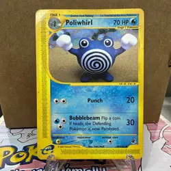 Pokemon TCG Poliwhirl 089/165 Yuka Morii Expedition Regular Uncommon English - Image 1