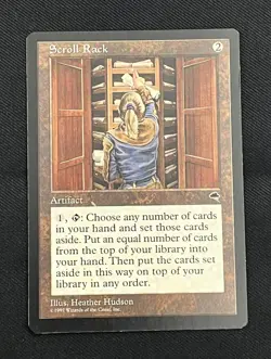 MTG Tempest Scroll Rack - Artifact -Lightly Played xl - Image 3