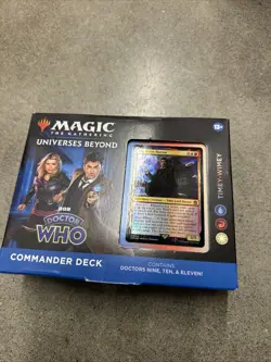 MTG Universes Beyond Doctor Who Timey-Wimey Commander Deck Sealed - Image 1