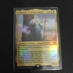 MTG LoTR Foil Store Championship Winner Promo Saruman of Many Colors NM English - Image 1