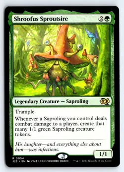 Shroofus Sproutsire (Anime) 54 Foundations Jumpstart Magic: The Gathering NM - Image 1