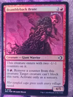 Brambleback Brute 128 Common Lorwyn Eclipsed Magic: The Gathering Foil Near Mint - Image 1