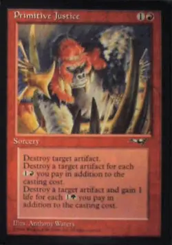 Primitive Justice - Alliances: #77, Magic: The Gathering Nm R68 - Image 1