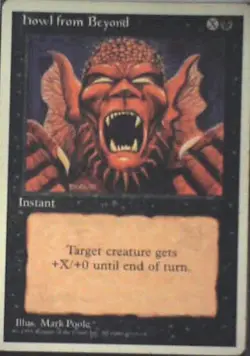 Howl from Beyond - Fourth Edition: #141, Magic: The Gathering Nm R127 - Image 1