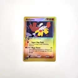 Pokemon TCG Hariyama 8/109 Reverse Holo Rare EX Ruby & Sapphire LP Light Play - Image 2