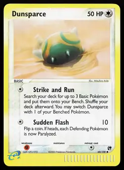 Dunsparce 60/100 Reverse Holo Common Sandstorm Pokemon Card - Image 1