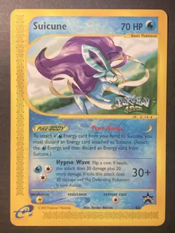 Suicune Pokemon 4Ever 2002 Movie Black Star Promo 53 LP - Image 1