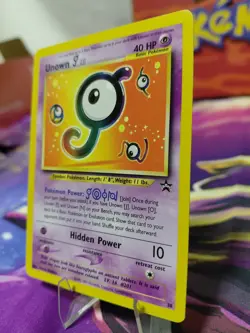 Pokemon TCG Unown Black Star Promo Card #38 LP Condition Vintage Heat! - Image 2