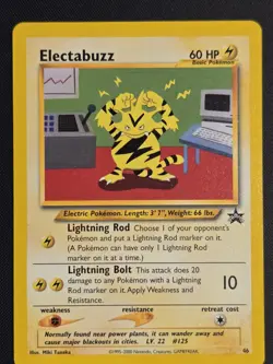 Pokemon TCG Electabuzz Black Star Promo Card #46 - NM - Image 1