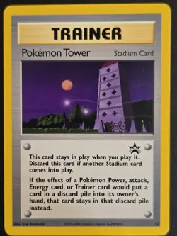 Pokemon TCG Pokemon Tower Black Star Promo Card #42 - NM - Image 1