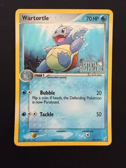 Pokemon ex Crystal Guardians Wartortle Reverse Holo 42/100 - Image 1