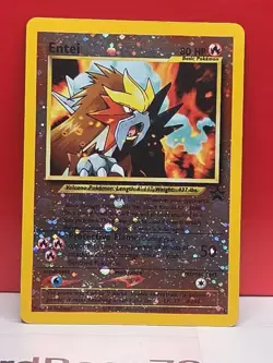 Entei Black Star Promo #34 Holo Rare Reverse Holo Pokemon Card - DOUBLE SWIRL - Image 1