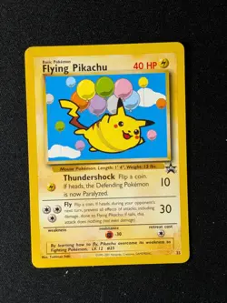 2000 POKEMON TCG WOTC BLACK STAR PROMO 25 FLYING PIKACHU MP - Image 1