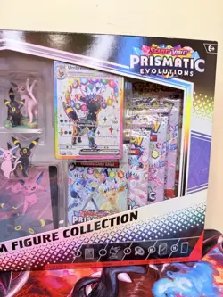 Pokemon TCG Prismatic Evolutions Premium Figure Collection Sealed New - Image 4