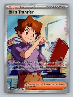 Pokemon SV: Scarlet & Violet 151 #194/165 Bill's Transfer - Image 1