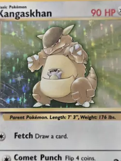Pokemon TCG Kangaskhan Jungle 5/64 Holo Unlimited Holo Rare - Image 2