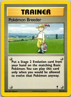 Pokemon Breeder 102/110 Rare Legendary Collection Pokemon Near Mint - Image 1