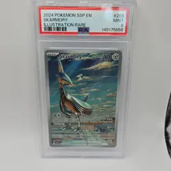 Pokemon Skarmory 209/191 Surging Sparks Illustration Rare Holo 110 HP English - Image 1
