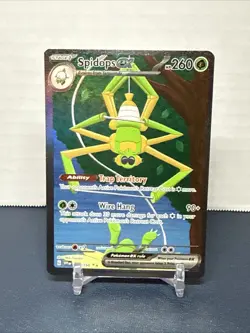 Spidops ex 243/198 Special Illustration Rare Scarlet & Violet Pokemon Holo NM - Image 1