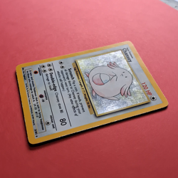 Chansey 3/102 Holo Rare Base Set Unlimited Pokemon MP - Image 2