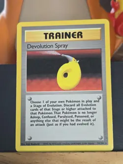 Devolution Spray 72/102 Rare Base Set Unlimited Pokemon Lightly Played - Image 1