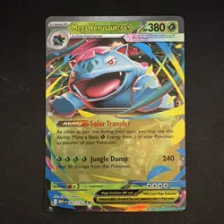 Mega Venusaur ex 003/132 Double Rare Mega Evolution Pokemon Near Mint - Image 1