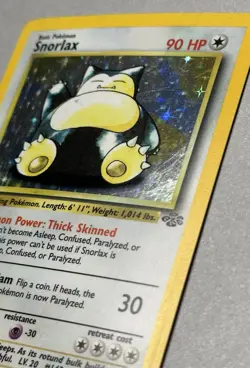Pokemon TCG Snorlax 11/64 Jungle Holo 1999 - Image 2