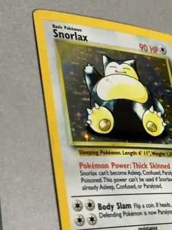 Pokemon TCG Snorlax 11/64 Jungle Holo 1999 - Image 3