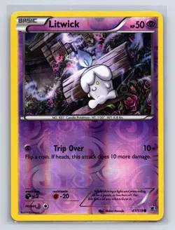 Litwick 41/119 Common Phantom Forces Pokemon Reverse Holo Lightly Played - Image 1