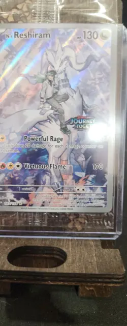 Pokemon N's Reshiram Sealed 167/159 Journey Together Stamped Box Topper - Image 2