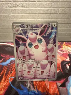 Pokemon Wigglytuff 105/094 Phantasmal Flames Illustration Rare Mint Condition - Image 1
