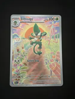 Simisage 090/086 Sv: Black Bolt Holo Pokemon TCG - NM - Image 1