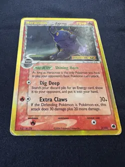 Heracross 3/101 Dragon Frontiers Delta Species Reverse Holo Pokemon HP - Image 3