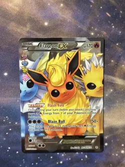 Flareon EX RC28/RC32 - Ultra Rare - Pokemon XY Generations Radiant Collection NM - Image 1