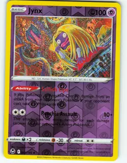 Jynx - Reverse Holo - 62/195 Silver Tempest - Pokemon TCG - 2022 - Image 1