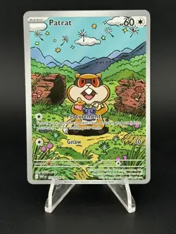 POKEMON - PATRAT - 152/086 - ILLUSTRATION RARE - S&V WHITE FLARE - NEAR MINT - Image 1