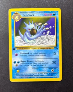 Pokemon Fossil - Golduck 35/62 1st Edition common- LP - Image 2