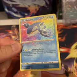 Pokemon TCG Kyogre 021/072 Amazing Rare Shining Fates Holo NM - Image 3