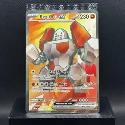 Regirock ex 214/182 Ultra Rare Destined Rivals Pokemon Holo Near Mint - Image 1