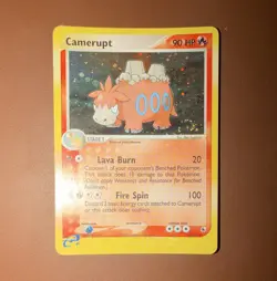 Camerupt 4/109 EX Ruby & Sapphire Holo Rare 90 HP Stage 1 English 2003 - Image 1