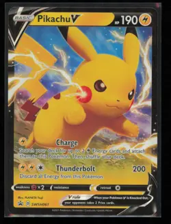 Pikachu V SWSH061 Pokemon SWSH Black Star Promo Near Mint - Image 1