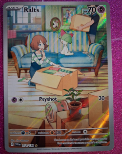Pokemon TCG Ralts SV01 Scarlet & Violet Illustration Rare Holo Full Art 211/198 - Image 1