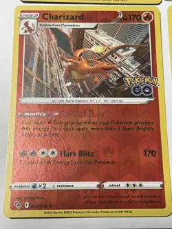 Pokemon TCG Charizard Pokemon GO Holo Rare Venusaur Blastoise - Image 2
